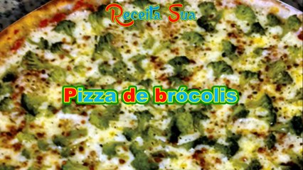 Pizza de brócolis.
