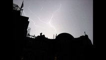 Blitze über der Kölner City 03.06.16, 22:23-22:45 h (Diaschau aus 13 Fotos)