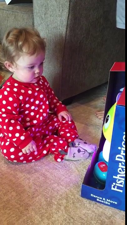 Leilana Christmas morning. December 25, 2015