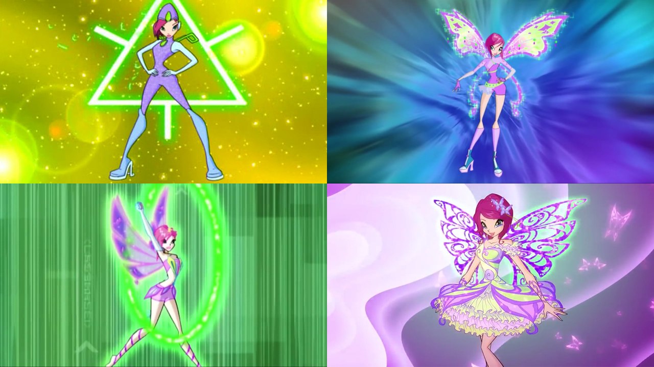 Tecna Transformations [Magic Winx to Tynix]
