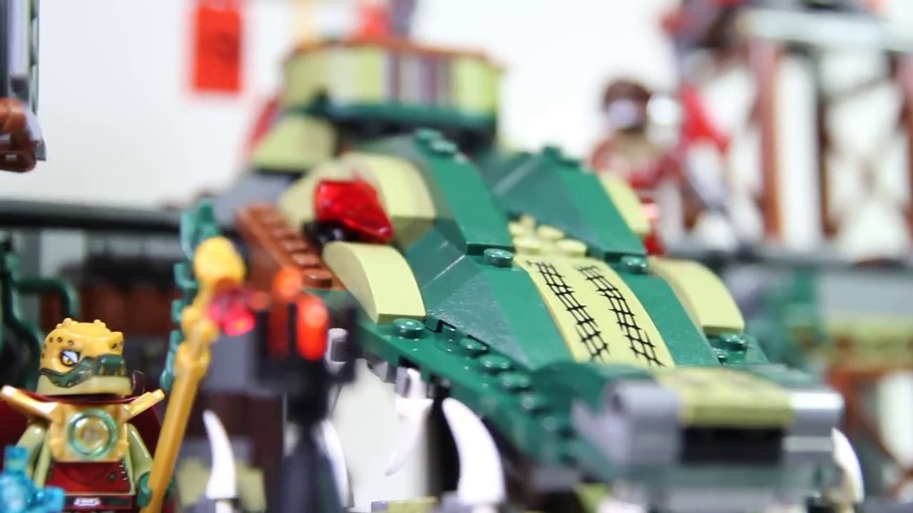 Lego Chima 70014 The Croc Swamp Hideout - Lego Speed Build