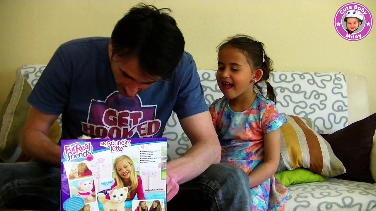 Fur Real Friends Katze Bouncing Kitty unboxing und Test + unsere Katzen - CuteBabyMiley Kinderkanal