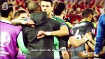 what Ronaldo Said To Bale Euro 2016 شاهد الحديث الذي دار بين كريستيانو وبيـل بعد تأهل البرتغال للنهائي