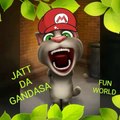 Talking Tom singing Punjabi song jatt ne vayah karvona tere nal Angela