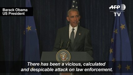 Obama condemns 'calculated and despicable' Dallas attack