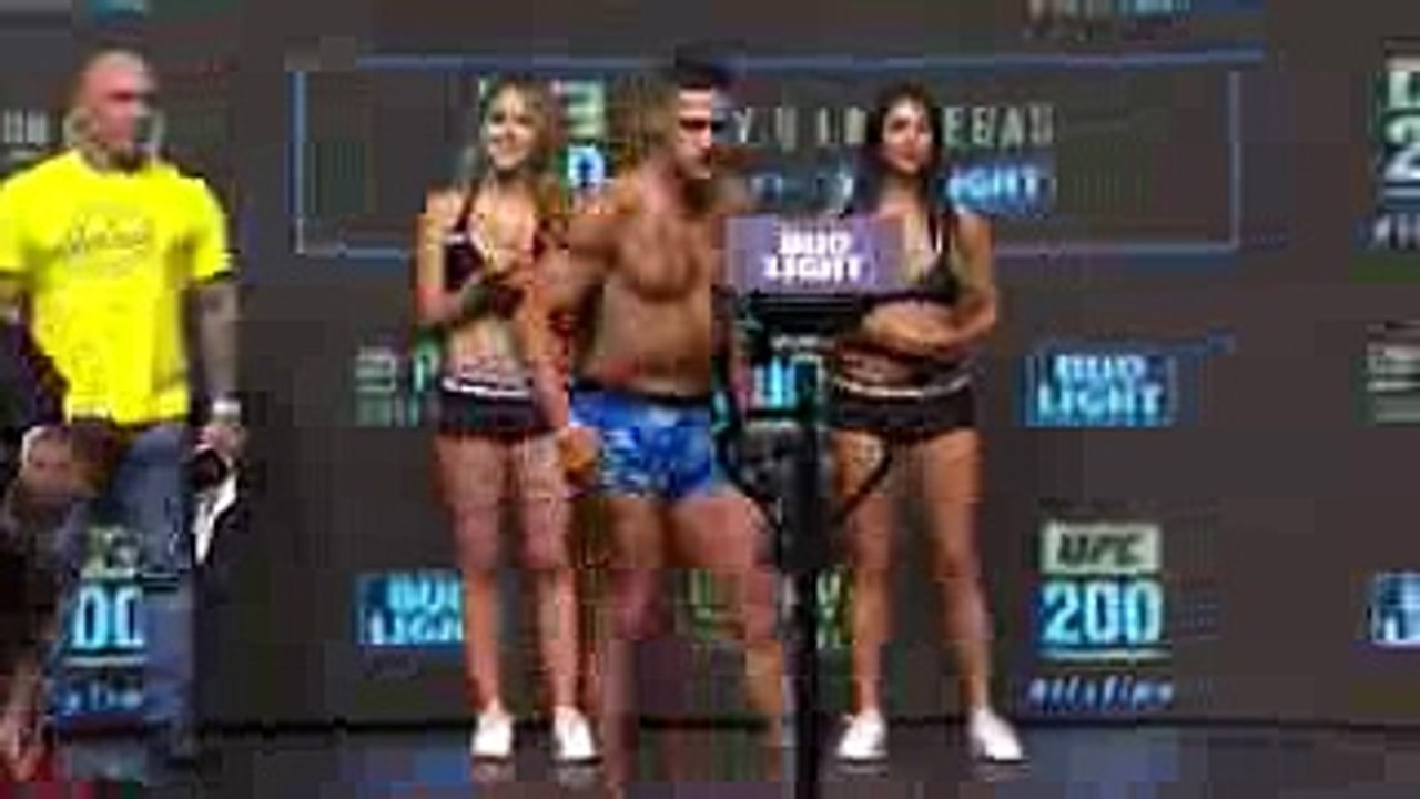UFC 200- Lesnar vs. Hunt Weigh-In- July 8, 2016
