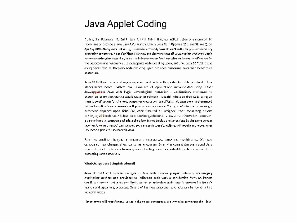 Appletjava