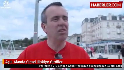 Açık Alanda Cinsel İlişkiye Girdiler