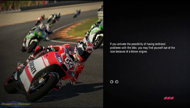 MotoGP14X64 - #28b Career #01 Moto2 Losail, warm-up