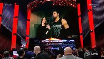 Roman Reigns & Stephanie McMahon Backstage Segment - WWE Raw 2/22/16