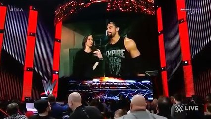 Roman Reigns & Stephanie McMahon Backstage Segment - WWE Raw 2/22/16