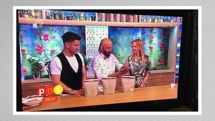 Realizó un truco de magia he hirió a una presentadora de televisión