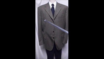 D23 DAVIS23 48L ZEGNA Wool NOGARA BLAZER 27" arms SPORT COAT JACKET BROWN
