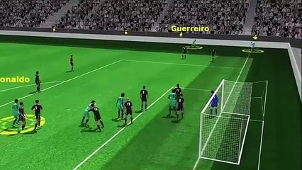 شاهد هدف كريستيانو رونالدو على ويلز وكيف تمركز بالتصوير الكارتوني وكذلك صناعة الهدف لناني Ronaldo Goal vs wales Caricatr