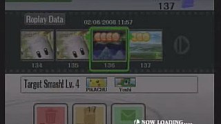SSBB target test Pikachu Yoshi level 4   0:06:28