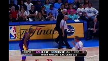 05-25-2009 Dahntay Jones trips Kobe Bryant on purpose!!