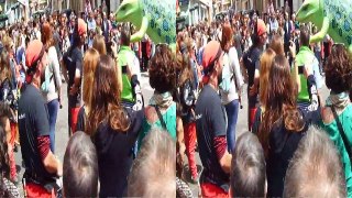 El lluert dels Timbalers de Castellvell ballant a Terrassa el 26 de maig de 2013