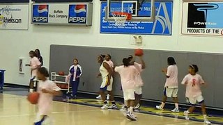 gulfcoast womens basketball team warming up for game againsed chipola #2