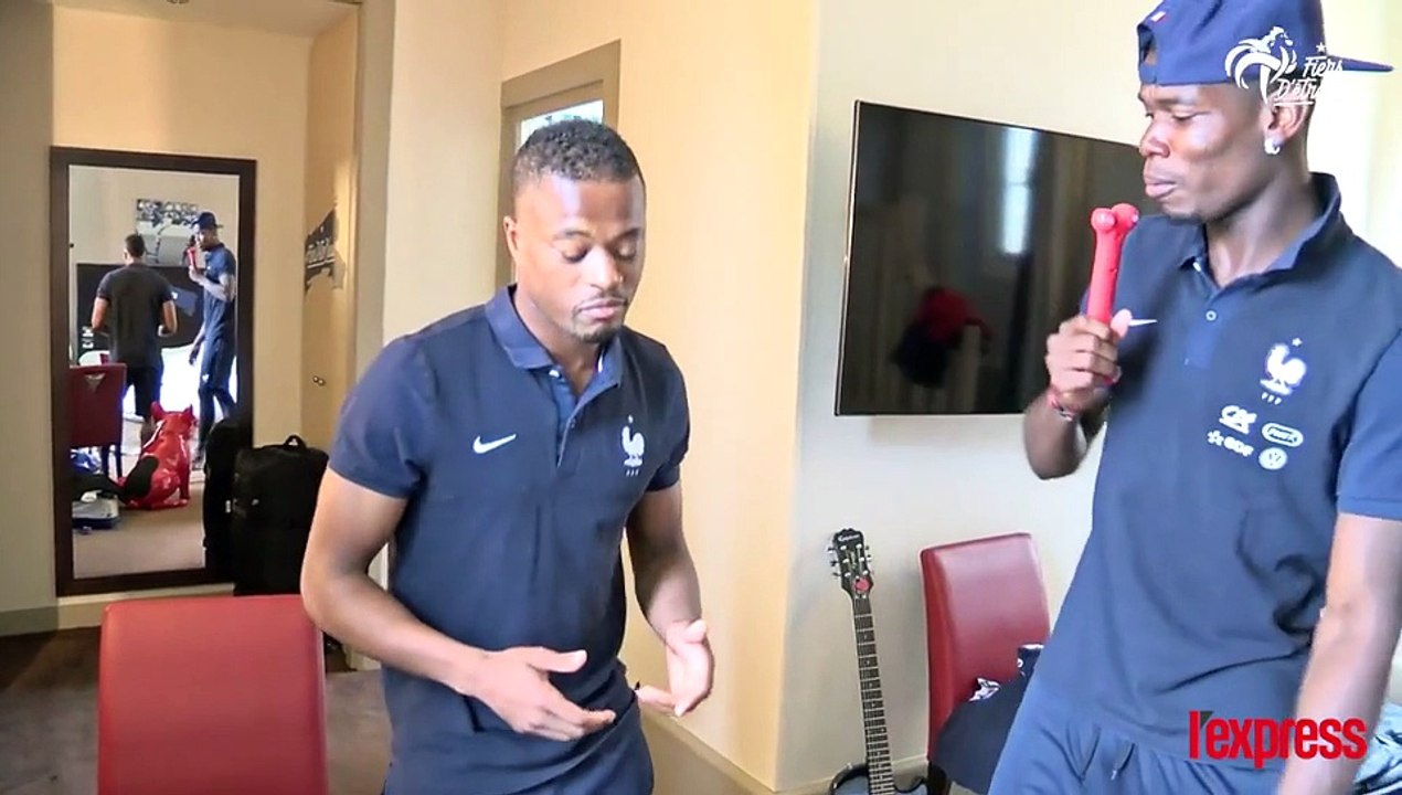 evra et pogba dansent le ZOUK