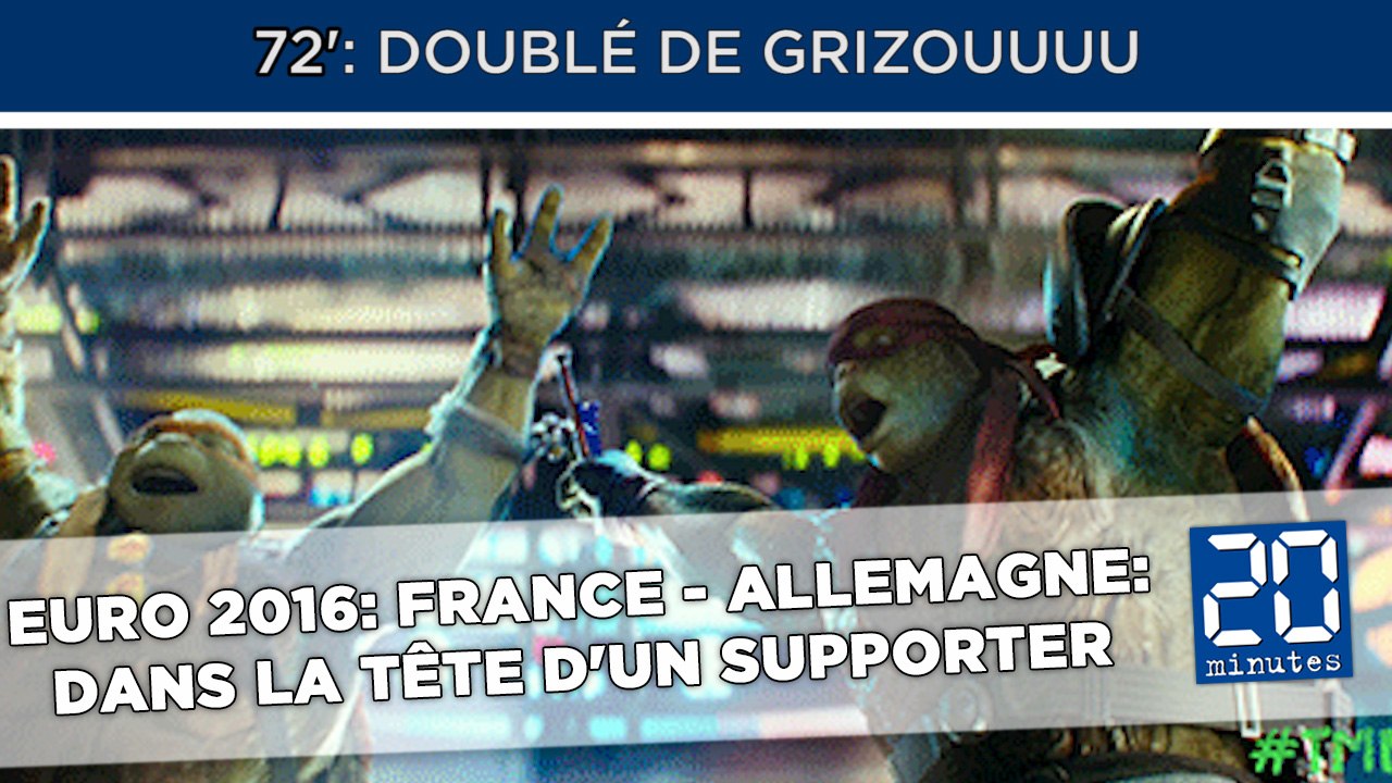 Euro 2016: France - Allemagne: Dans la tête d'un supporter (en GIF)