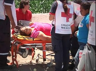 27 lesionados fue el saldo que dejo una volcadura