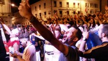 Les supporters périgourdins chantent la Marseillaise sur le rond point Yves Guéna à Périgueux !