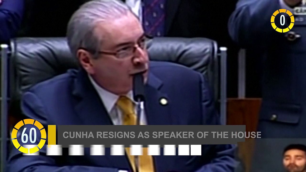 60 Seconds from the South: Eduardo Cunha resigns as speaker of the house