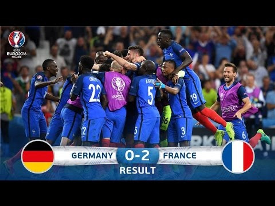 Euro 2016 : Allemagne vs France 0-2 Tous Les Buts Et Résumé Du Match HD
