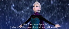 Let It Go Multi-Language Full Sequence (25 Languages) with Lyrics