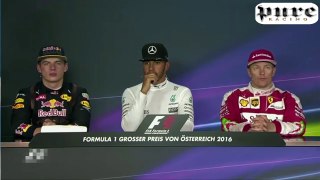 F1 (2016) Austrian GP - Post race press conference