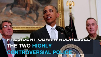 President Obama comments on 'non-isolated' police shootings