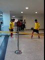 Colombian tekkers at Bogota Airport, Mundial Sub-20 2011