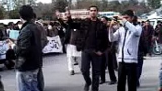NADRA Employees Protest in Islamabad 22-02-2012.3gp