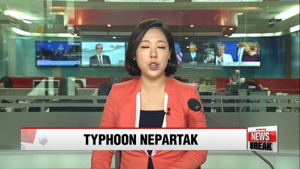 Heavy rain expected across Korea from Monday as Typhoon Nepartak approaches