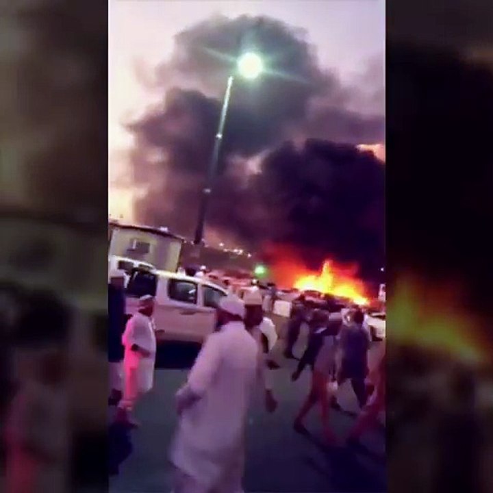 Car Explosion Near Madina Munawara   Saudi Arabia