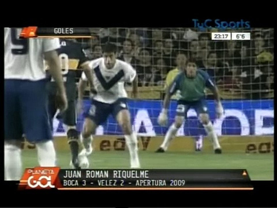 Especial los mejores 10 goles de Juan Roman Riquelme "Planeta Gol" 17/07/12