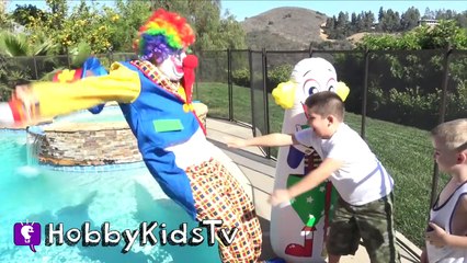 Biggest CLOWN Surprise Egg! PRANKS + Toy Hunt (1)