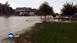 Herriman, Utah flooding 09/29/2014