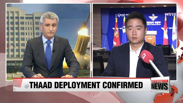 S. Korea, U.S. confirm THAAD deployment to Korean peninsula