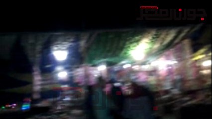 الزحليقة الهوائية تجذب الصغار في احتفالات السويس بعيد الفطر المبارك