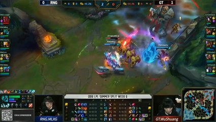 GT vs RNG Highlights Game 2 LPL Summer W6D1 7-7-2016