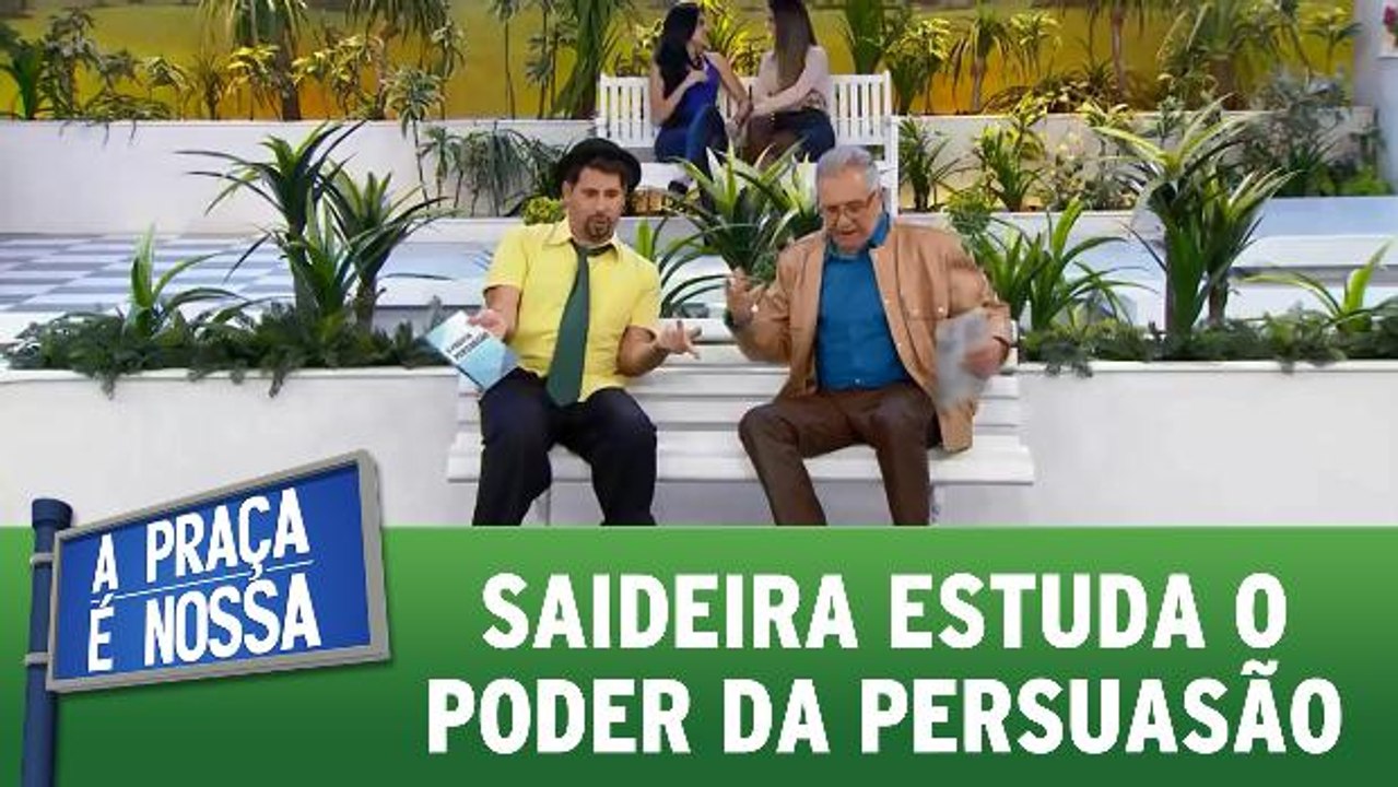 Saideira estuda o poder da persuasão
