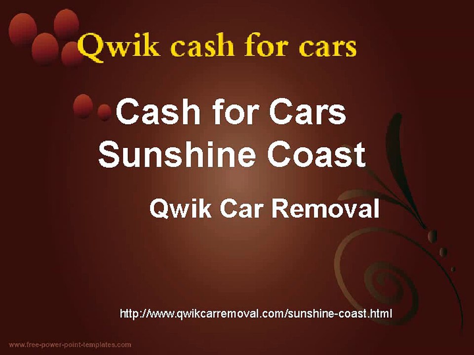 Cash For Cars Sunshine Coast