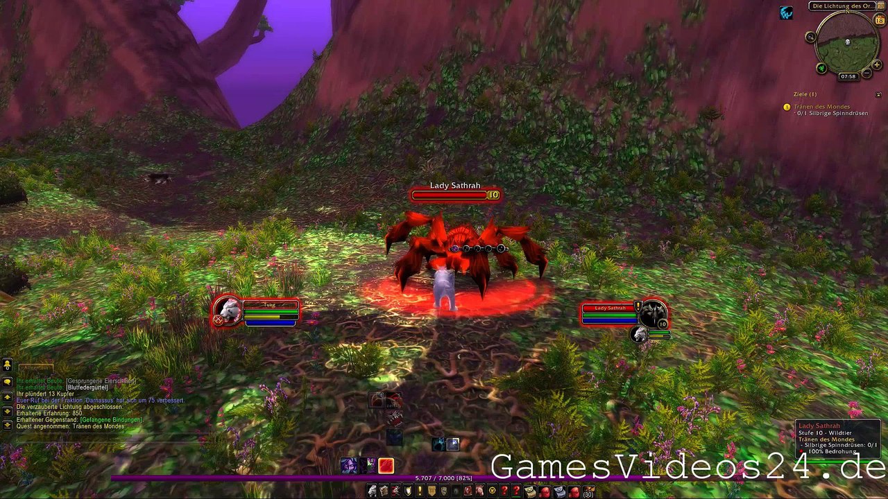 World of Warcraft Quest: Tränen des Mondes