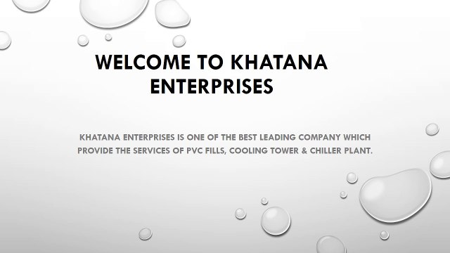 Service Provider of Cooling tower Maintenance Services|Khatana Enterprises