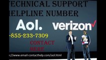 AOL Mail Technical Support Helpline Number 1-855-233-7309