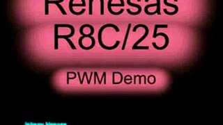 Renesas R8C/25 Microcontroller PWM demo