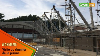 Visite de la piscine à Waremme