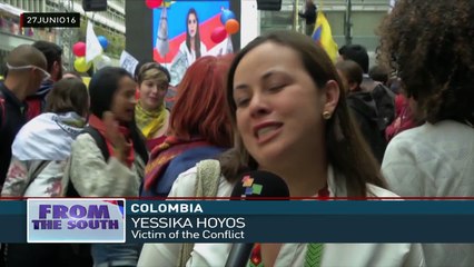 Colombians Celebrate Bilateral Ceasefire