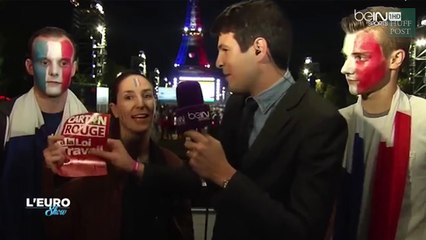 Sur les Champs après France-Allemagne, Sophie Tissier a du mal à parler loi travail